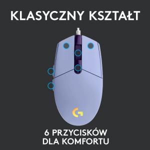 Mysz Logitech G102 Lightsync  (910-005854) 5