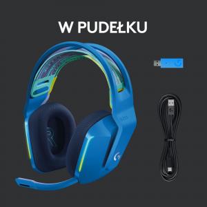 Słuchawki Logitech G733 Lightspeed Niebieskie (981-000943) 6