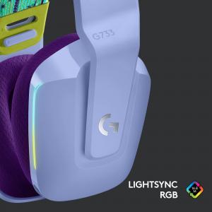 Słuchawki Logitech G733 Lightspeed Fioletowe (981-000890) 4