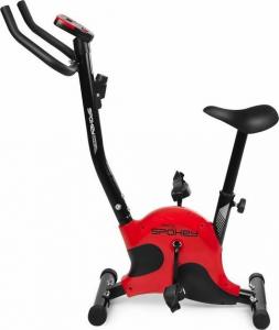 Rower stacjonarny Spokey Onego mechaniczny czerwony 9