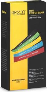 4fizjo Mini Band różne poziomy oporu w zestawie wielokolorowy 5 szt. 3