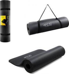 4fizjo Mata treningowa 180 cm x 60 cm x 1 cm czarna 2