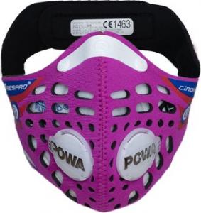 Maska antysmogowa Respro CE Cinqro Pink r. M 1
