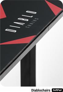 Biurko Diablo Chairs X-Mate 1400 Czerwone 140 cmx66 cm 3