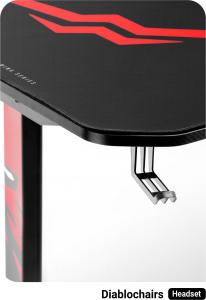 Biurko Diablo Chairs X-Mate 1400 Czerwone 140 cmx66 cm 5