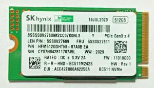 Dysk SSD SK hynix BC511 512GB 2242 PCIe Gen3 x4 (HFM512GDHTNI-87A0B) - demontaż 1