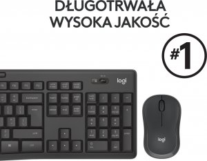 Klawiatura + mysz Logitech MK295 Silent Wireless Combo (920-009800) 7