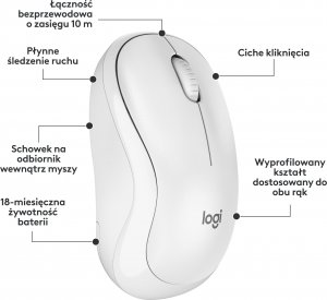 Klawiatura + mysz Logitech MK295 Silent Wireless Combo (920-009824) 6