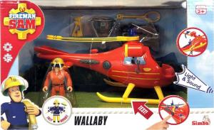 Simba Strażak Sam Helikopter ratowniczy czerwony 1