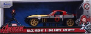 Dickie Marvel Black Widow Chevy 1966 1:24 1