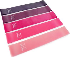 Spokey Mini Band Artio różne poziomy oporu w zestawie wielokolorowy 5 szt. 2