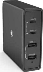 Ładowarka Hama 2x USB-A 2x USB-C 3 A (001833760000) 2