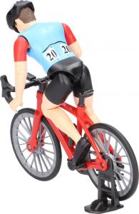 Figurka Bruder bWorld - Kolarz z rowerem wyścigowym (63110) 4