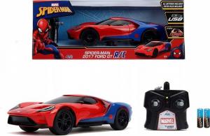 Dickie Auto RC Ford GT 2017 Spiderman Marvel czerwone 1