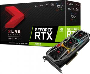 Karta graficzna PNY GeForce RTX 3070 XLR8 Gaming Revel Epic-X 8GB GDDR6 (VCG30708TFXPPB) 1