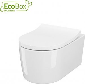 Miska WC Cersanit SET B252 miska wiszaca Inverto Stream-on + deska slim (S701-432-ECO) 1
