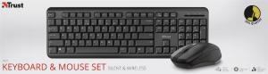 Klawiatura + mysz Trust Ody Silent Wireless (23942) 7