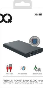 Powerbank Xqisit Premium Power Bank 12000 mAh 3A Dual 6