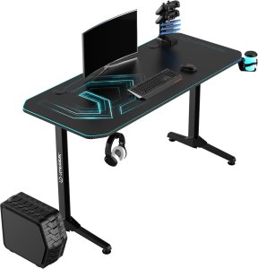 Biurko Ultradesk Frag Niebieskie 140 cmx60 cm 2