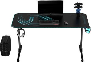 Biurko Ultradesk Frag Niebieskie 140 cmx60 cm 3