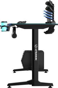 Biurko Ultradesk Frag Niebieskie 140 cmx60 cm 4