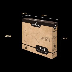 Biurko Ultradesk Frag Niebieskie 140 cmx60 cm 7