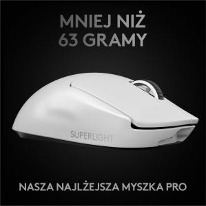 Mysz Logitech G Pro X Superlight White  (910-005942) 4