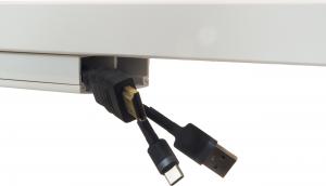 Biurko Guard Desk Xmark Białe 135 cmx70 cm 16