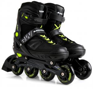 Rolki Blackwheels regulowane Sonic green-black r. 39-42 2