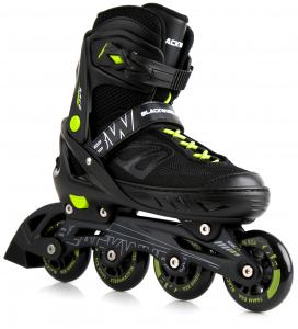 Rolki Blackwheels regulowane Sonic green-black r. 39-42 3