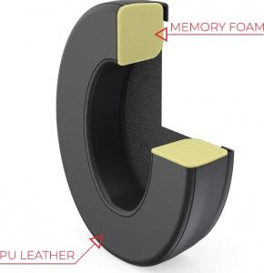 SPC Gear Nauszniki Foam Earpads PU Leather czarne 4