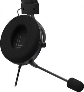 SPC Gear Nauszniki Foam Earpads Hybrid Velour/PU czarne 5