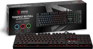 Klawiatura Savio Tempest RX FULL Outemu Red (SAVGK-TEMPEST FULL RED) 5