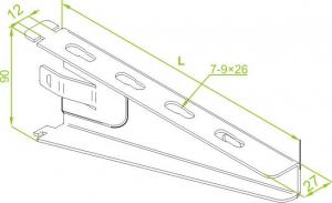 Baks Wysięgnik WZS100 (710210) 2