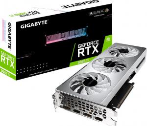 Karta graficzna Gigabyte GeForce RTX 3060Ti Vision OC 8GB GDDR6 (GV-N306TVISION OC-8GD) 1
