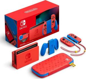 Nintendo Switch V2 Mario Red & Blue Edition 2