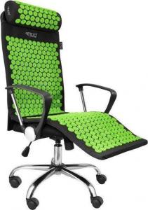 4fizjo Mata do akupresury z kolcami + poduszka 72x42 (czarno-zielona) 5