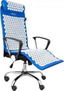 4fizjo Mata do akupresury z kolcami+poduszka 72x42 (niebiesko-biała) 5