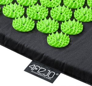 4fizjo Mata do akupresury z poduszką 110x42 czarno-zielona 5