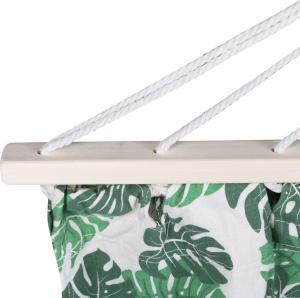 Royokamp  Hamak Maiami z frędzlami 2 osobowy 200x150cm zielony 5