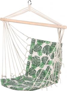 Royokamp  Hamak fotel brazylijski Natura 100x50cm z wszytą poduszką zielony 2