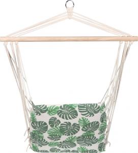 Royokamp  Hamak fotel brazylijski Natura 100x50cm z wszytą poduszką zielony 3