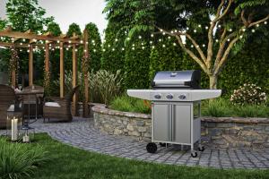 Koler Grill ogrodowy gazowy Relish V1 Silver Compact 3.0 ruszt 47x40 cm 7