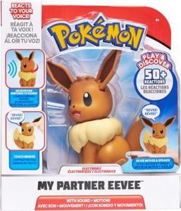 Jazwares Pokemon Mój partner Eevee interaktywna figurka (PKW0031) 1