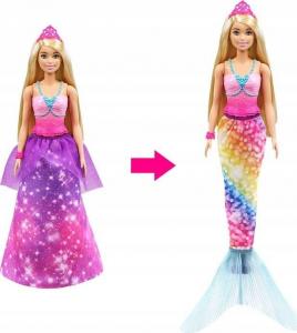Lalka Barbie Mattel Dreamtopia - Księżniczka Syrenia przemiana (GTF92) 2