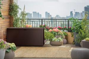 Skrzynia ogrodowa Keter Emily 280 l Brąz 3