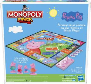 Hasbro Gra planszowa Monopoly Junior Świnka Peppa 2