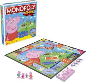 Hasbro Gra planszowa Monopoly Junior Świnka Peppa 3