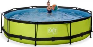 Exit Basen ogrodowy Lime z pompą filtrującą 360x76cm 4