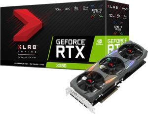 Karta graficzna PNY GeForce RTX 3080 XLR8 Gaming Uprising Epic-X 10GB GDDR6X (VCG308010TFXMPB) 1